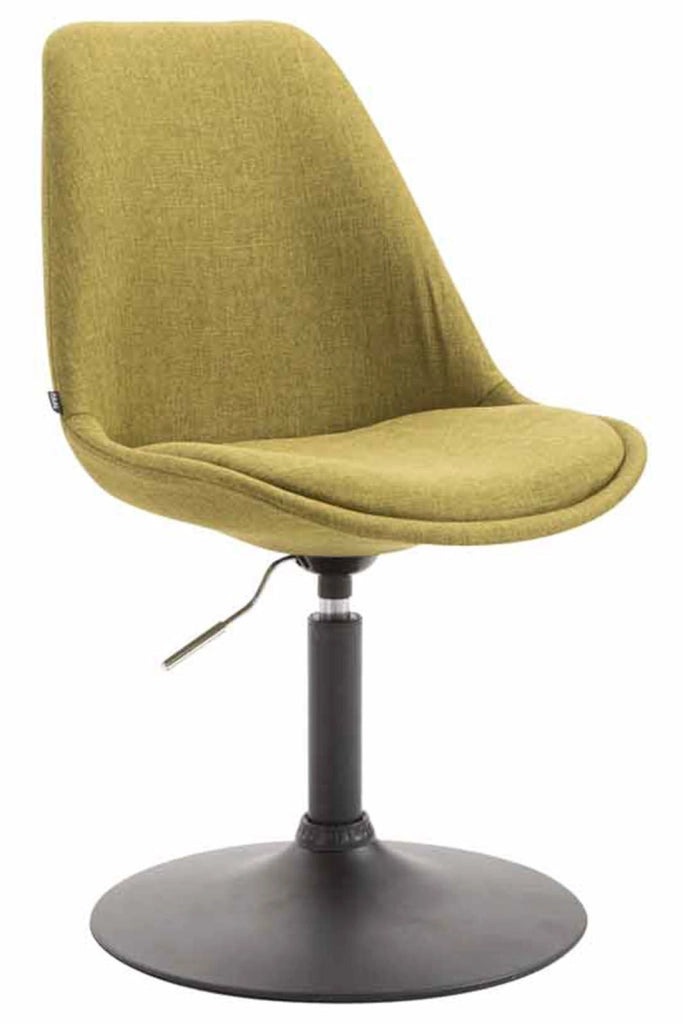 Set di 4 sedie da pranzo in tessuto Maverick verde,nero