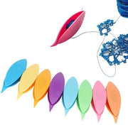 Set di ago per barche 9 pezzi - Aghi in plastica - Aghi da cucire - Stopper per la trama - Occhi per barche - Duraturo e ecocompatibile