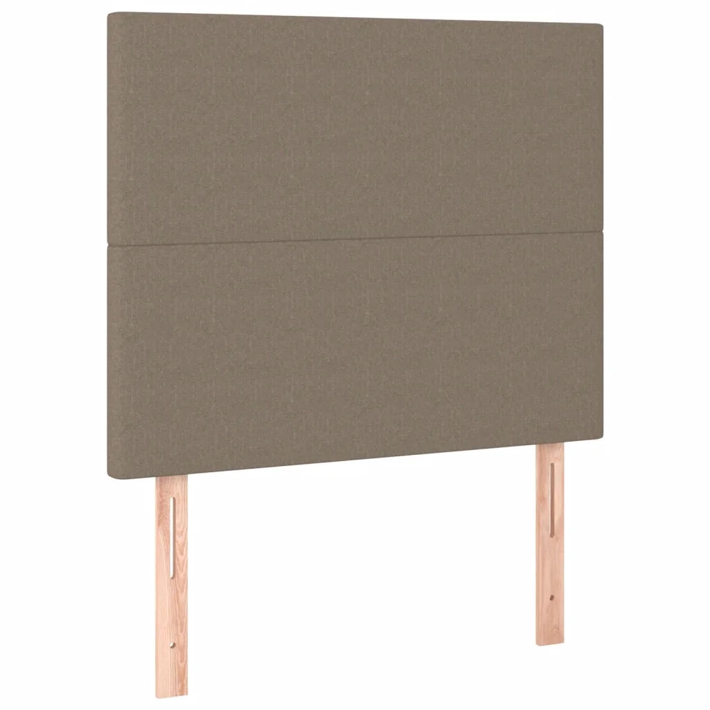 Giroletto a Molle con Materasso Tortora 100x200 cm in Tessuto
