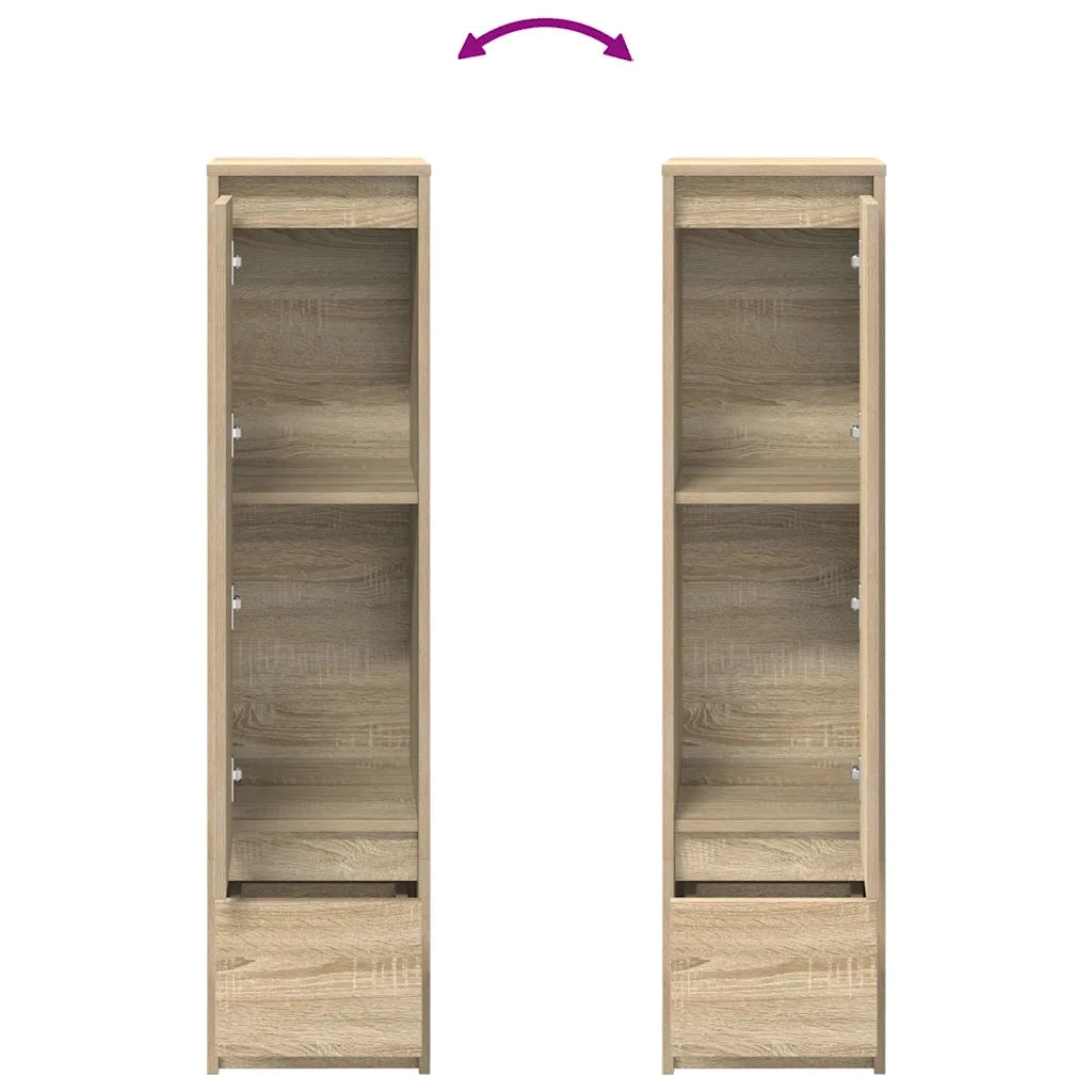 Credenza Rovere Sonoma 29,5x34x119,5 cm in Legno Multistrato 861654