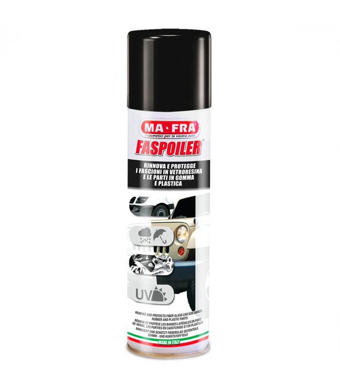 MAFRA LUCIDANTE FASCIONI FASPOILER 300 ML- Lucida e protegge: crea un velo lucido, trasparente e protettivo che aderisce alle parti trattate rinnovando completamente le superfici- 12,0 pz