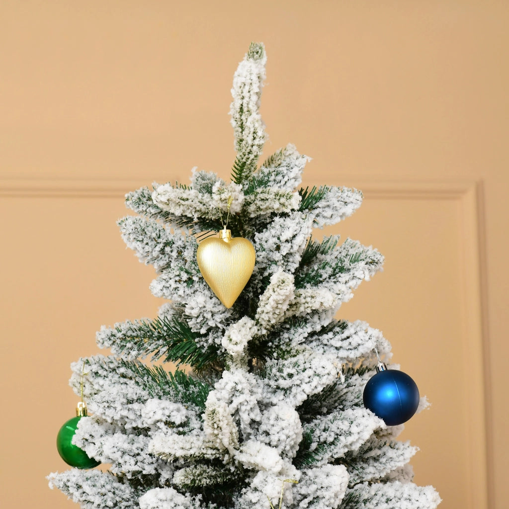 Albero di Natale Artificiale Nevado ¨C zephmum ¨C Verde Bianco 210 cm