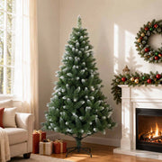 Albero di Natale artificiale 180 cm PVC e Metallo Verde 42056468