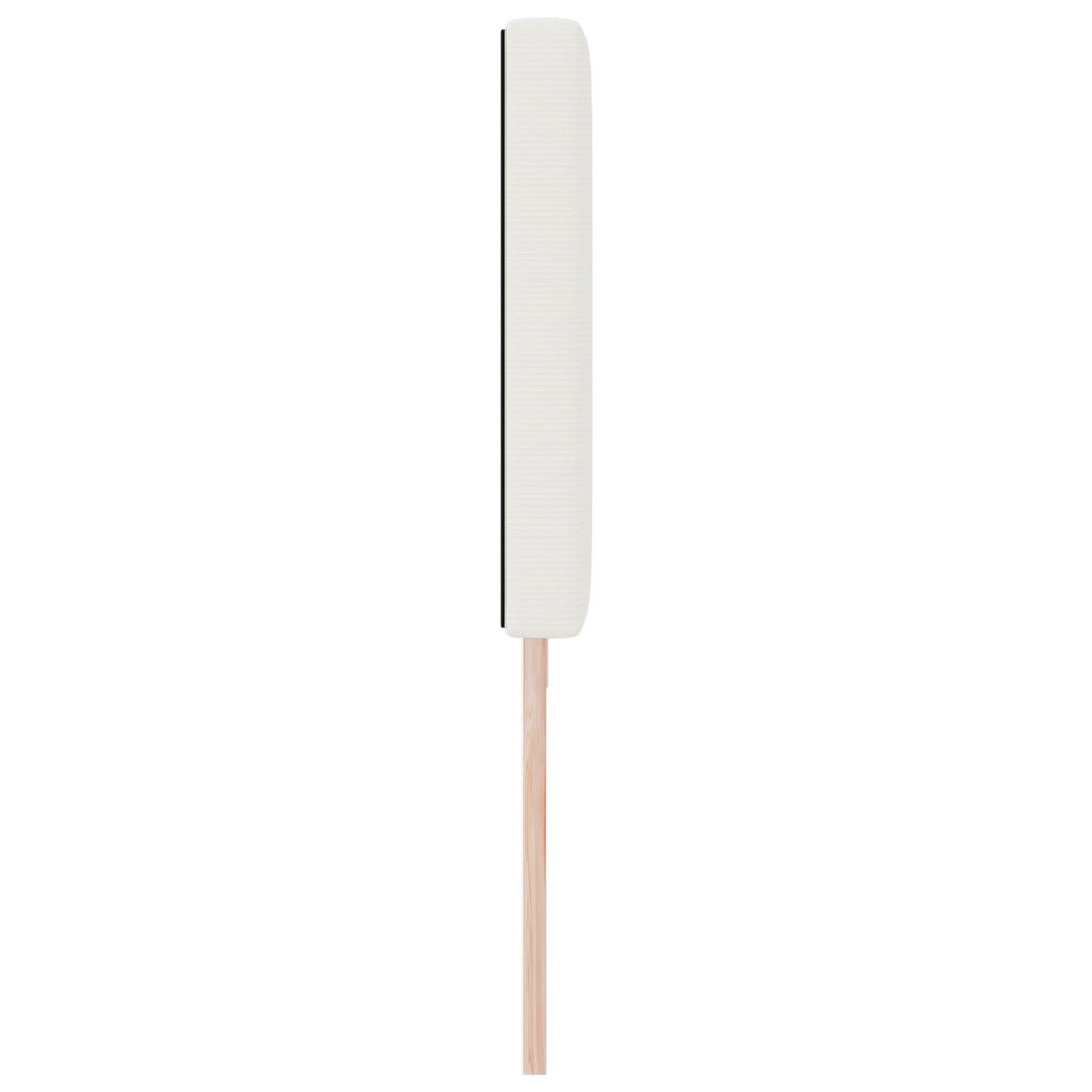 Testata LED Design Semplice  Crema 100 cm in Tessuto Corduroy