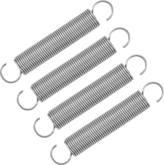 Punti di fissaggio 100 mm - acciaio inossidabile - 4 pezzi