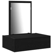 Toeletta | Tavolo da Trucco Nero 60 x 40 x 70 cm Legno multistrato