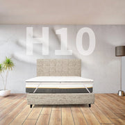 Topper memory H10 Cm molto morbido e avvolgente | TOPPER MEMORY anche per pesi extra Francese 150X200 Cm | Topper design americano sfoderabile con elastici per fissaggio - CUPID H10