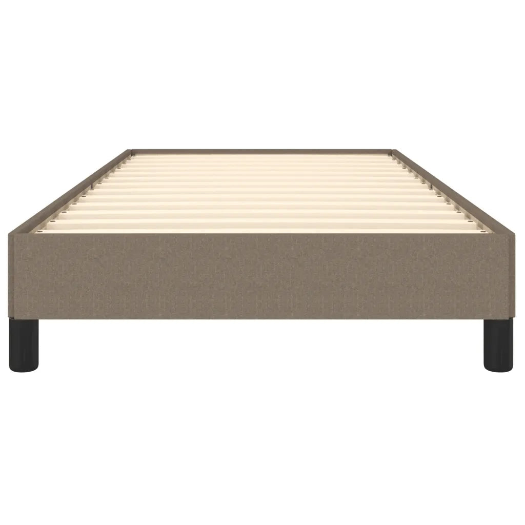 Giroletto senza Materasso-Struttura Letto Tortora 100x200 cm in Tessuto 671945