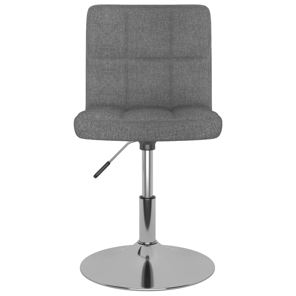 Sedie da Pranzo Girevoli 6 pz Grigio Chiaro in Tessuto cod mxl 67289