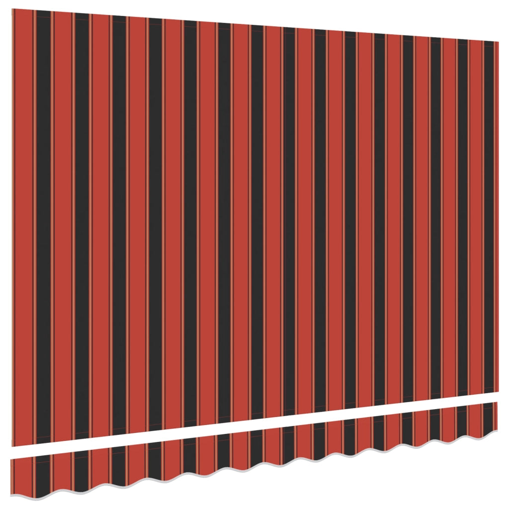 Tessuto di ricambio per tenda per telaio da 2,5x2 m a righe multicolori.