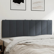 Cuscino Testiera Hanko Grigio Scuro 160 cm in Velluto 374676