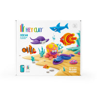 Set Pasta Modellabile Plastilina per Bambini 15 Barattoli 2 Stumenti Oceano