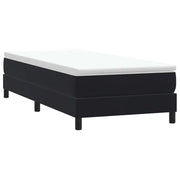 Giroletto a Molle senza Materasso-Struttura Letto Nero 80x210 cm Velluto