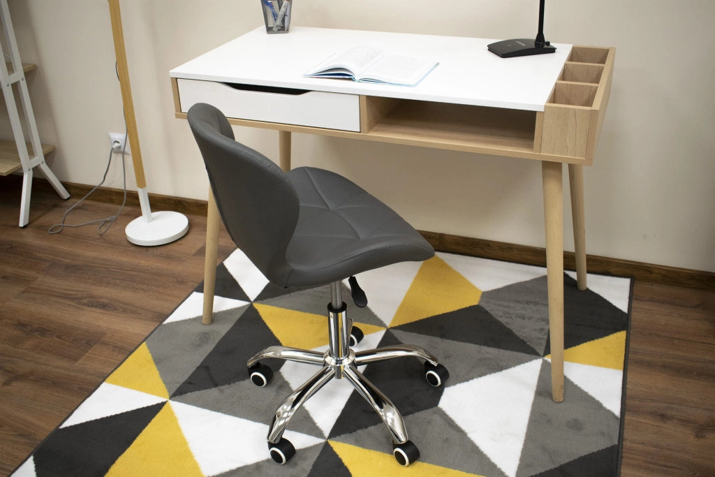 Sedia girevole Valora AVOLA grigia dal design ergonomico per ufficio