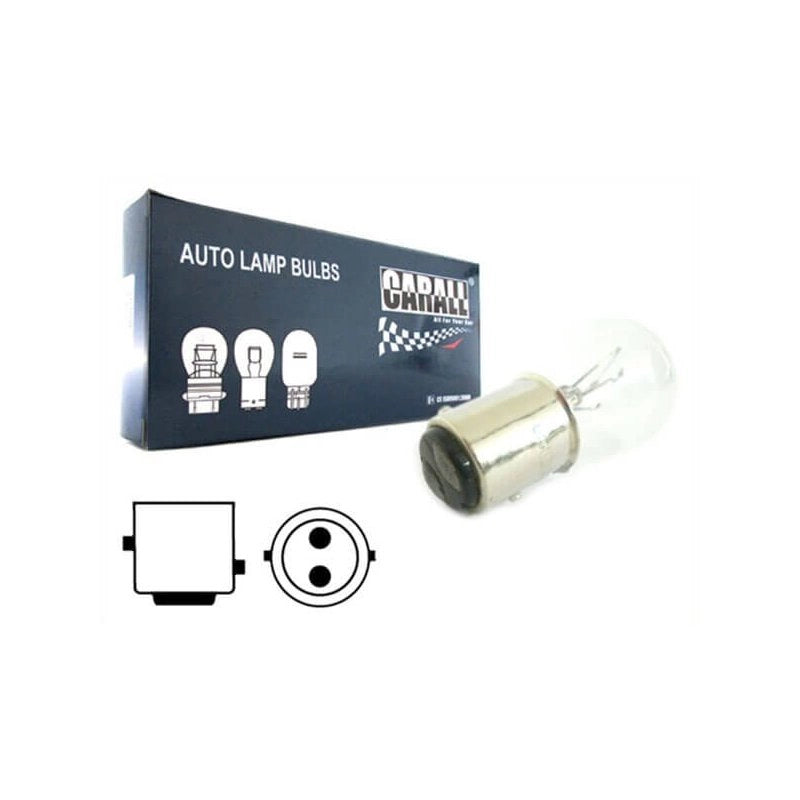 Set 10 lampade alogene S25 P21/5W 24V BAY15D doppio filamento stop posizione camion
