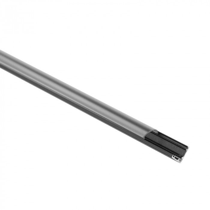 Profilo LED angolare RW02 nero diffusore trasparente 2m Ecolight