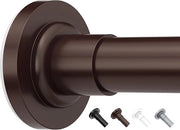 Maniglione senza fori, 48-119,4 cm - Asta telescopica per tende doccia e maniglioni