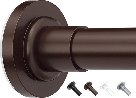 Maniglione senza fori, 48-119,4 cm - Asta telescopica per tende doccia e maniglioni