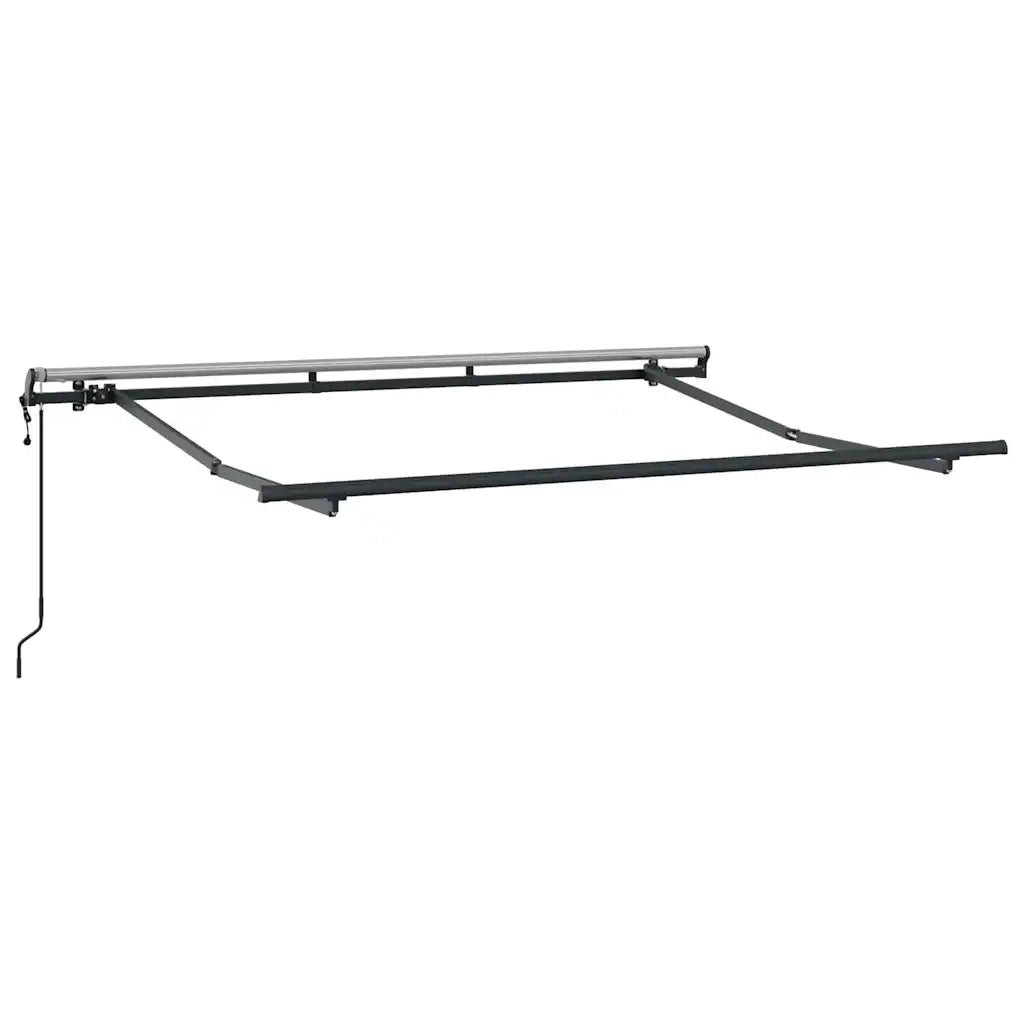 vidaXL Tenda Retrattile Verde e Bianco 250 x 200 cm