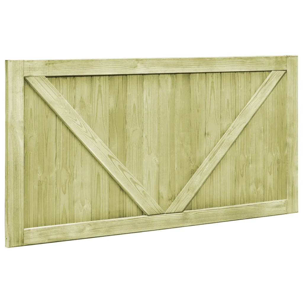 Cancelli da Giardino 2 pz in Pino Impregnato 300x75 cm cod mxl 40249