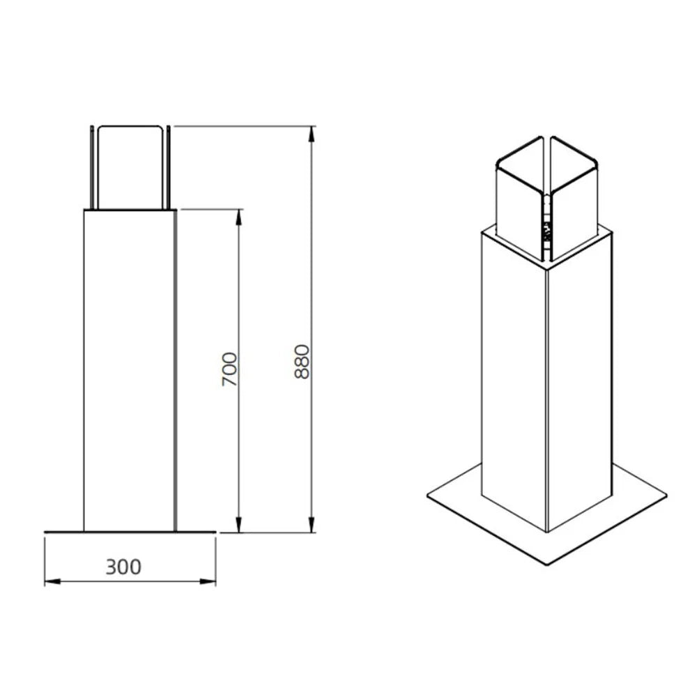 Camino a bioetanolo da giardino biocamino per esterno Capri 70 Bianco