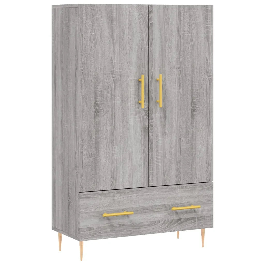 Credenza Grigio Sonoma 69,5x31x115 cm in Legno Multistrato 828226