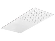 Soffione doccia ultrapiatto rettangolare in acciaio inox - Rubinetterie Mariani - Soffione 2 Getti