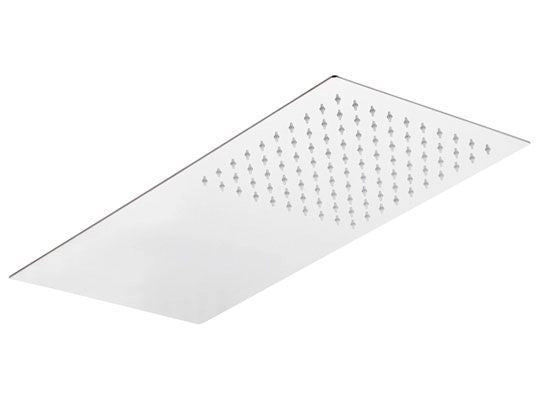 Soffione doccia ultrapiatto rettangolare in acciaio inox - Rubinetterie Mariani - Soffione 2 Getti