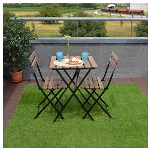 Set 12 Greenplate Piastrelle Modulari in Plastica con Erba Sintetica 37,7 x 37,7 cm