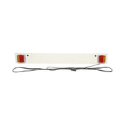 Gancio di traino 1200 mm, 2 lampade a LED, cavo da 6 m, presa a 7 poli 12/24 V