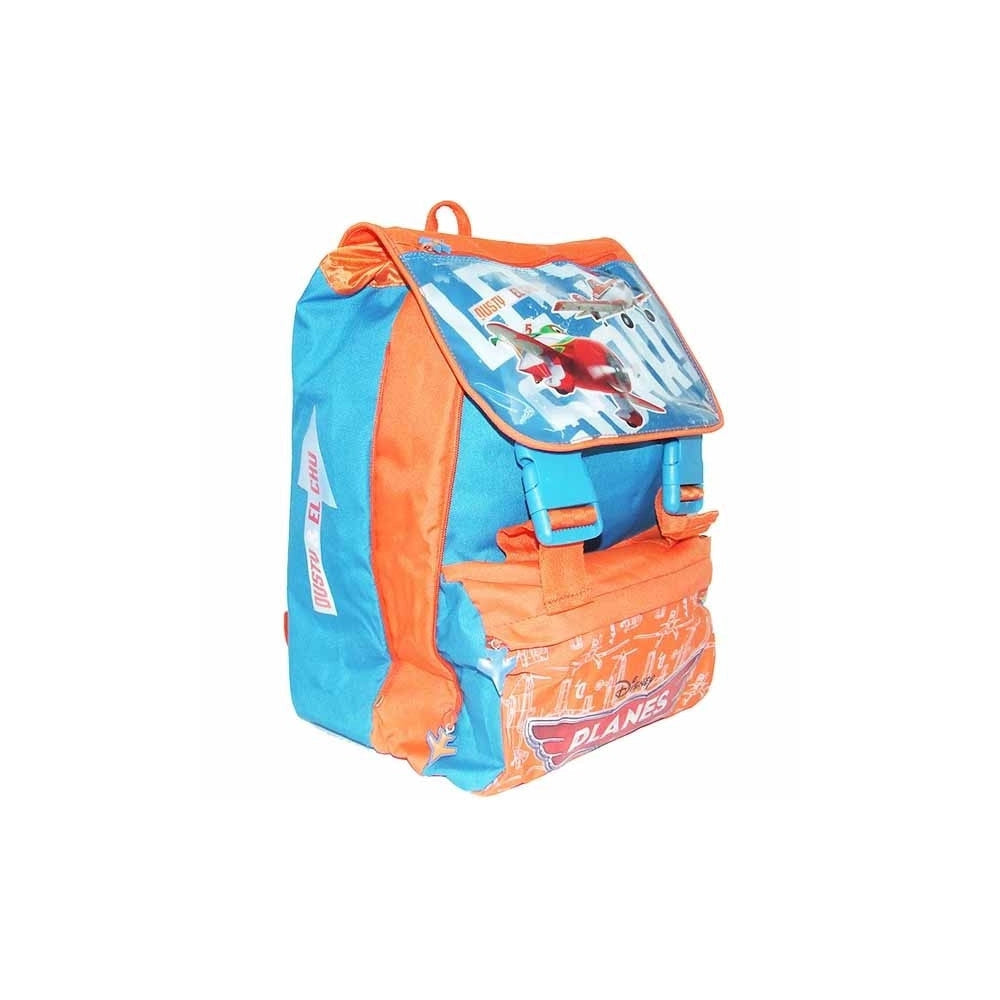 Trade Shop - Zaino Estensibile In Tessuto Con Schienale Rigido Confort Back Disney Planes -