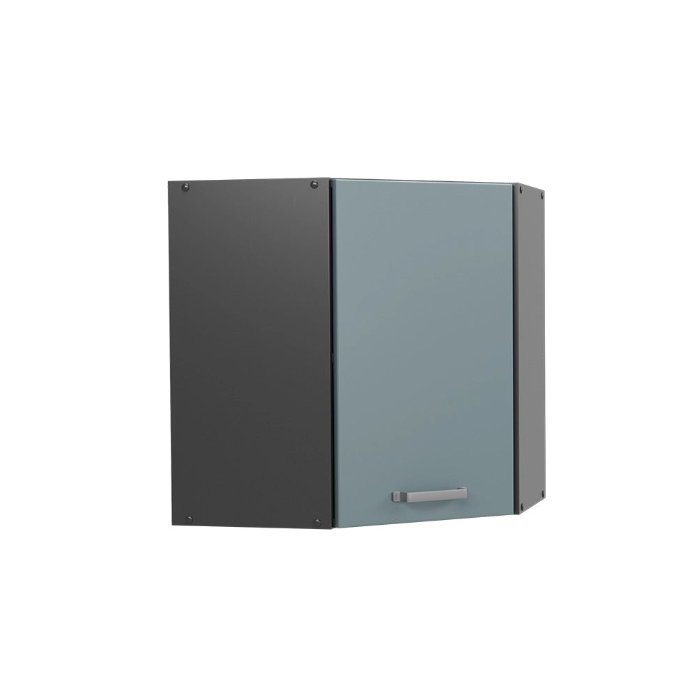 Vicco Mobile angolare da cucina Grigio-blu 57 cm