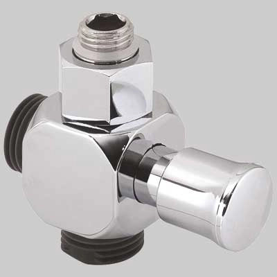 DEVIATORE CROMATO PER SET COLONNA EASY.0203      GEDY