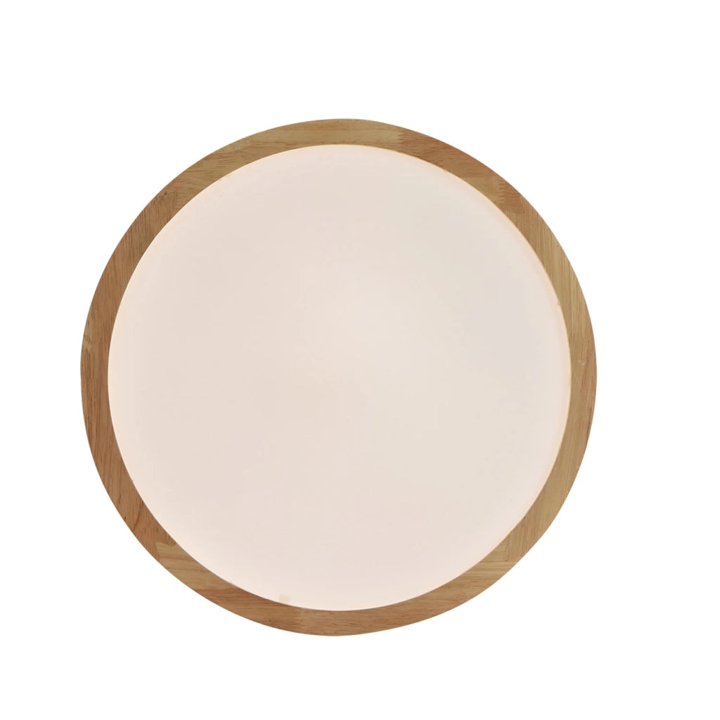 LÚZETE - PLAFONIERA LED 35W REGOLABILE CON TELECOMANDO LEGNO HARALD