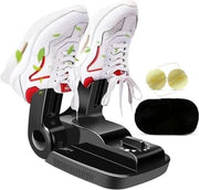 Droger per Scarpe con Timer - Funzione Ozone/Funzione Disidratante - Cattura Odori - Elettrico - Riscaldatore per Scarpe - Con Sfere per Odori & Setaccio per Scarpe