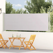 Tenda Laterale Retrattile per Patio 117x614 cm Grigia 317950