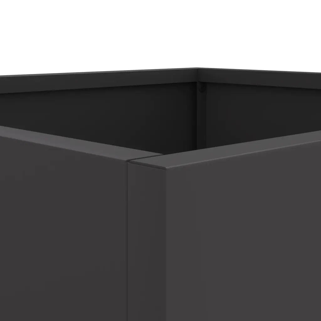 Fioriera Nera 49x47x46 cm in Acciaio 841559
