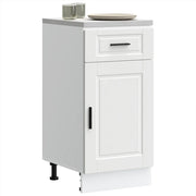 vidaXL Base da Cucina Porto Bianco in Legno Multistrato