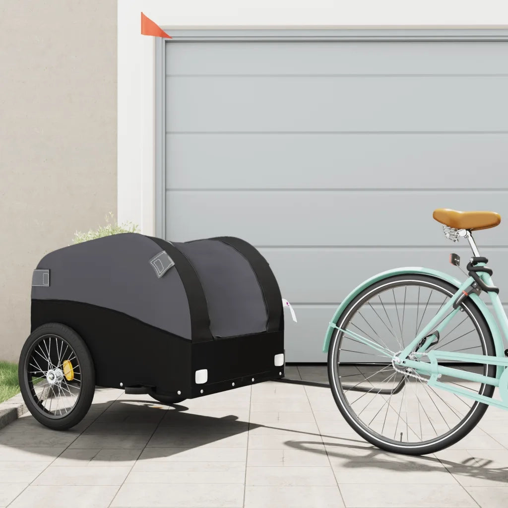 Rimorchio da Bici Nero 45 kg in Ferro CFW6569777