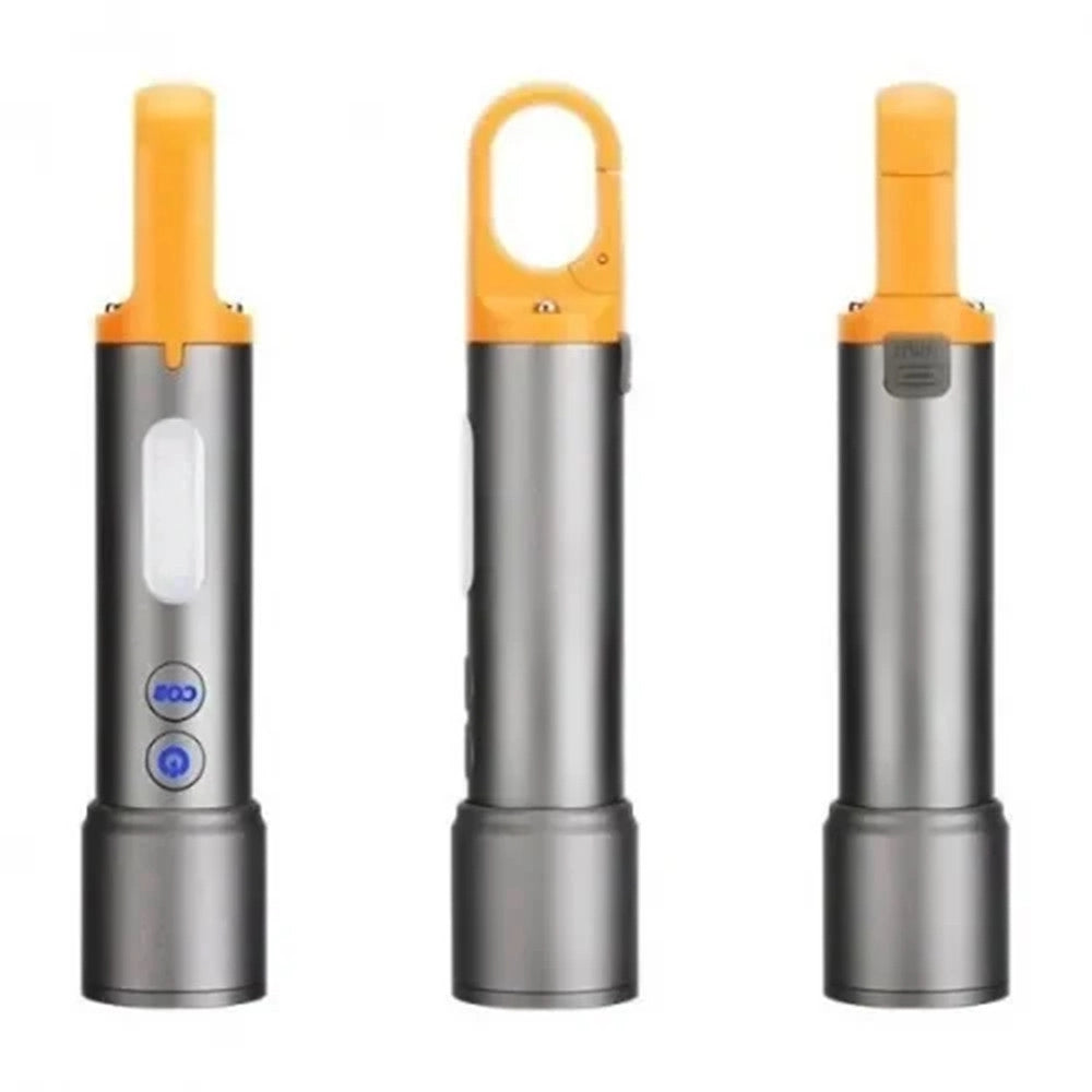 Trade Shop - Torcia A Led Cob Ricaricabile Con Luminosità 1000lm Per Campeggio Ciclismo Pesca Q-d500 -