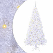 Albero di Natale | Decorazioni natalizie artificiale Bianco 210 cm PVC e Acciaio