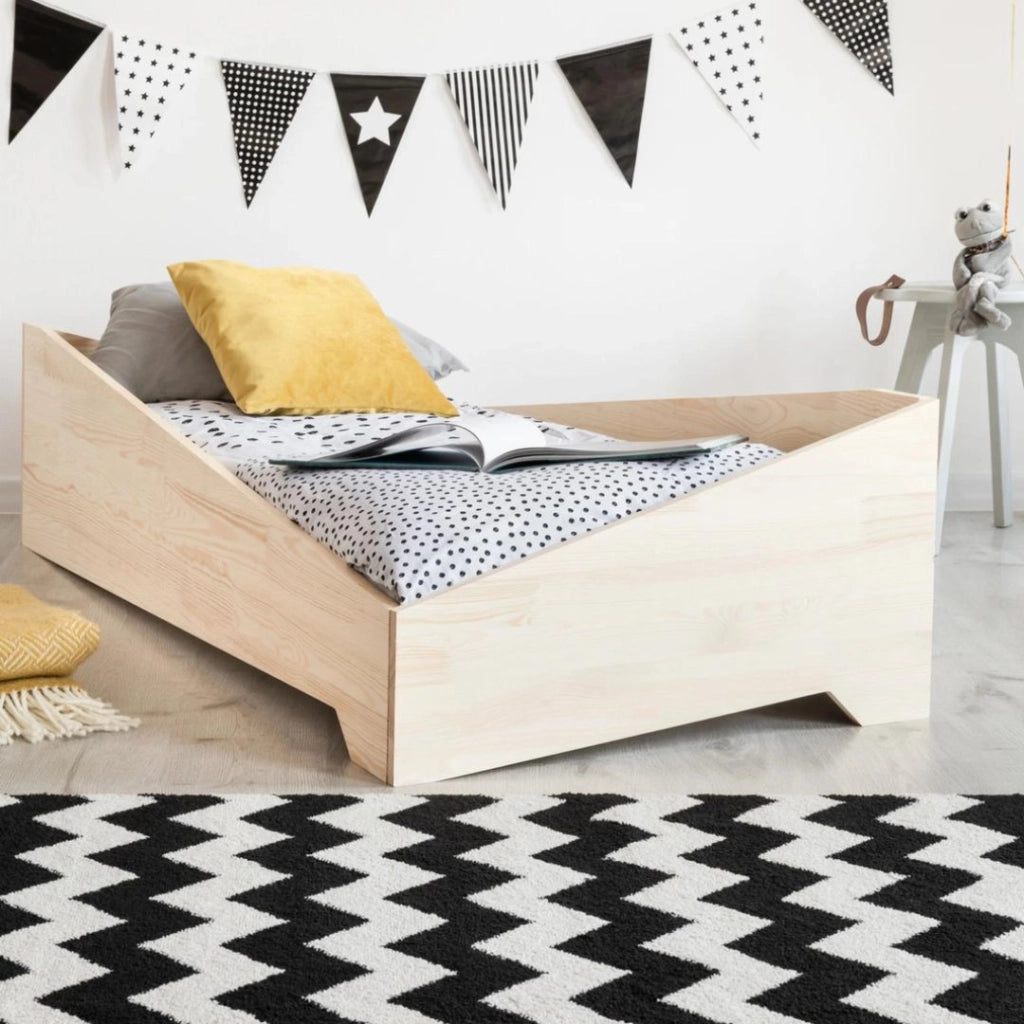Lettino Montessori ASTRO beige 143 x 75 cm