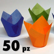 Trade Shop - 50 Pirottini Per Muffin In Carta Forno Pasticceria Per Dolci Cupcake Tortini 5cm -