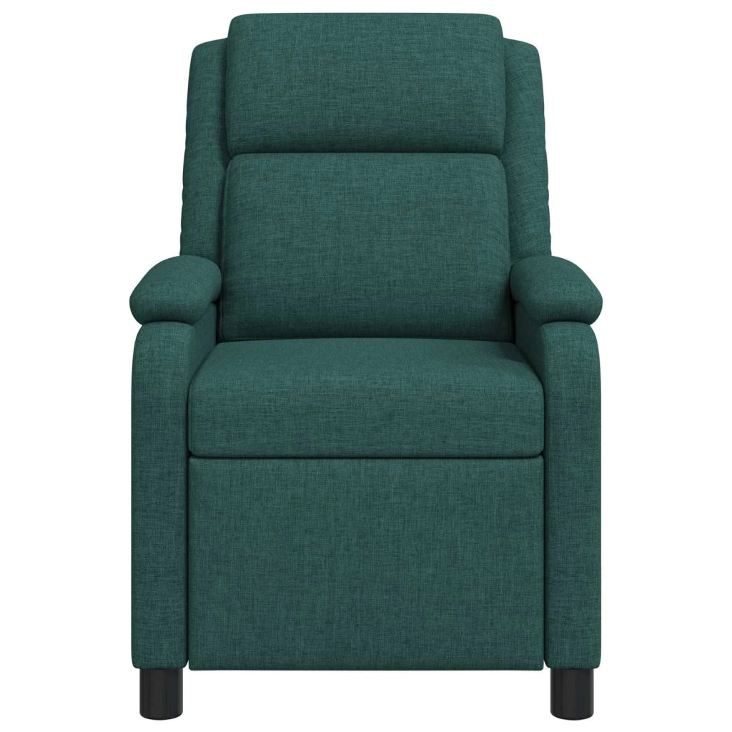 Divano Sedia-Poltrona reclinabile Verde Scuro Tessuto 136069