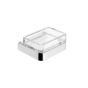 Porta sapone da parete Cromo in Acciaio cromato  SAN e ABS Mod. 25 Cromo