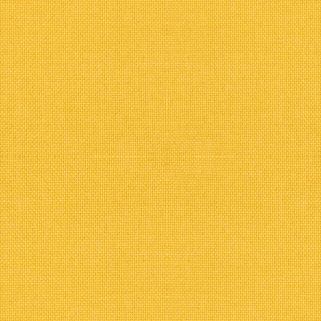 Sedie da Pranzo Girevoli 2 pz Giallo Senape in Tessuto