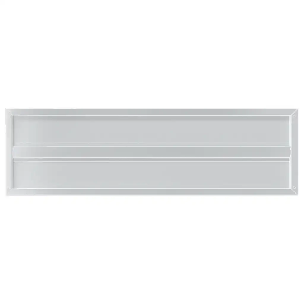 Mensole a Muro 2 pz 100x30x3 cm Argento in Acciaio Inossidabile