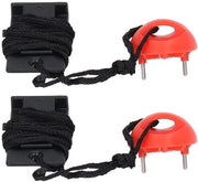 Dispositivo di Sicurezza a Interruttore Magnetico - Interruttore di Emergenza - Accessorio per Cinturino - 2 Pezzi - Facile da Installare - Chiave per Cinturino