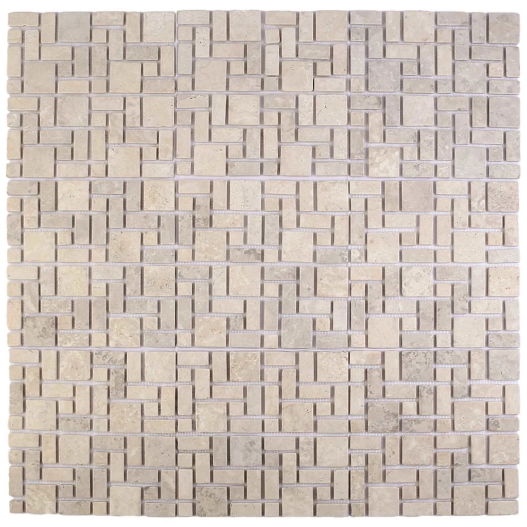 Piastrelle Mosaico Crema 30 x 30 cm Marmo 42033525