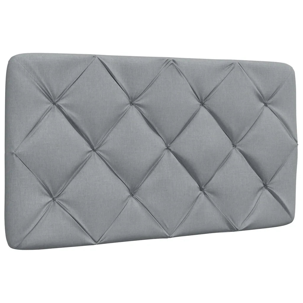 Letto con Materasso Grigio Chiaro 90x200 cm in Tessuto 3310713